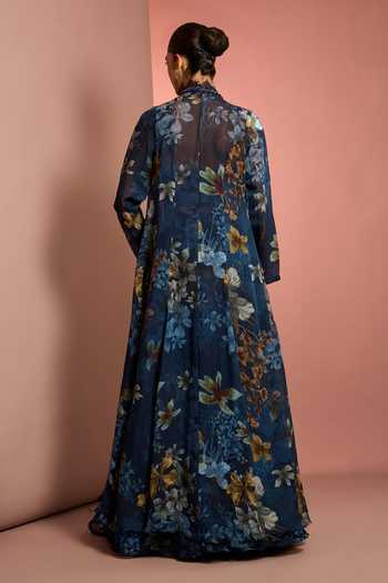 Neha Khullar Hand Embroidered Jacket Sharara Set 