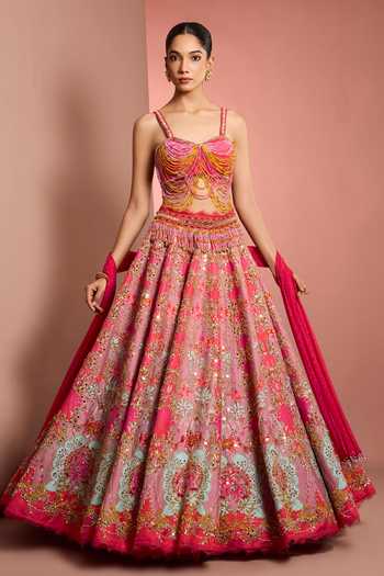 Neha Khullar Floral Print Lehenga Set 