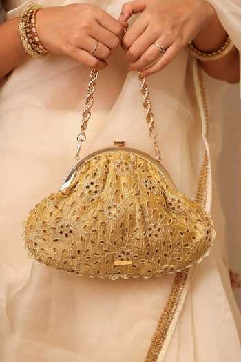 Amyra Tarang Cutwork Vintage Purse