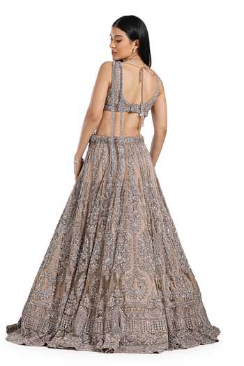 Mehar Hand Embroidered Blouse & Lehenga Set 