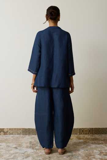 Rhua Aira Linen Kurta & Salwar Set