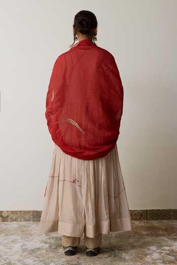 Rhua Sira Handloom Cotton Angarkha Pant Set 