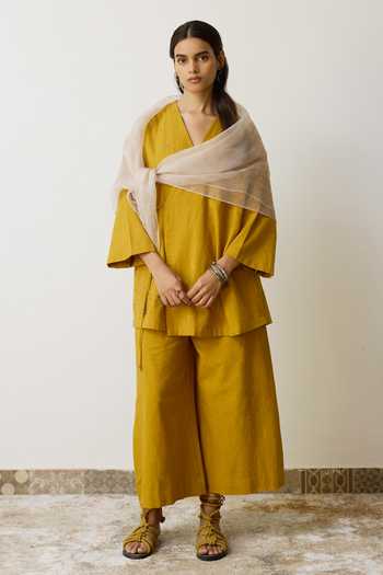 Rhua Nera Handloom Cotton Angarkha Set 