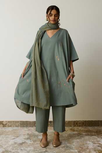 Rhua Iti Handloom Cotton Kurta Set 