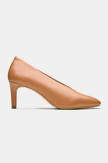 Buy_Oroh_Brown Elara Pointed Pump Heels _Online_at_Aza_Fashions