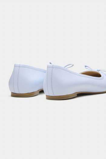 Shop Oroh Blue Grimsby Contrast Toe Cap Ballerinas Online at Aza Fashions Shop_Oroh_Blue Grimsby Contrast Toe Cap Ballerinas _Online_at_Aza_Fashions