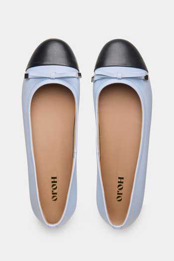 Oroh Grimsby Contrast Toe Cap Ballerinas 