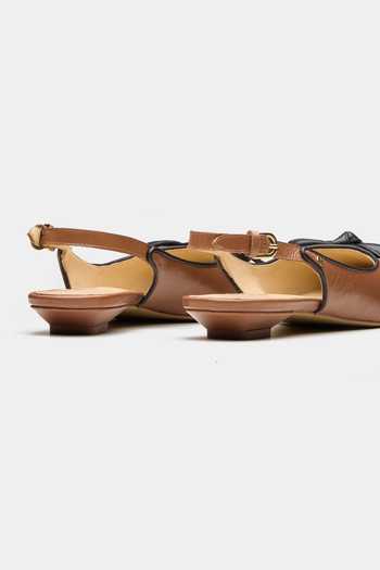 Shop Oroh Brown Dione Pointed Toe Bow Pumps Online at Aza Fashions Shop_Oroh_Brown Dione Pointed Toe Bow Pumps _Online_at_Aza_Fashions