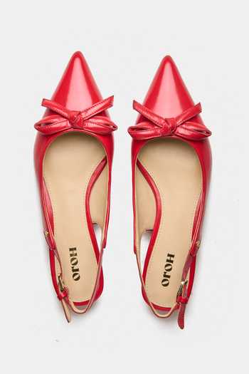 Oroh Dione Pointed Toe Bow Pumps 