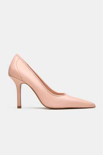 Buy_Oroh_Pink Andro Razor Sharp Pointed Pump Heels _Online_at_Aza_Fashions