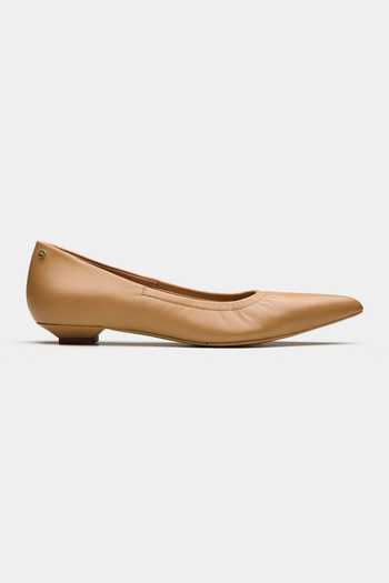 Oroh Beige Taygeta Pointed Toe Ballerinas Flats Online at Aza Fashions Oroh_Beige Taygeta Pointed Toe Ballerinas Flats _Online_at_Aza_Fashions