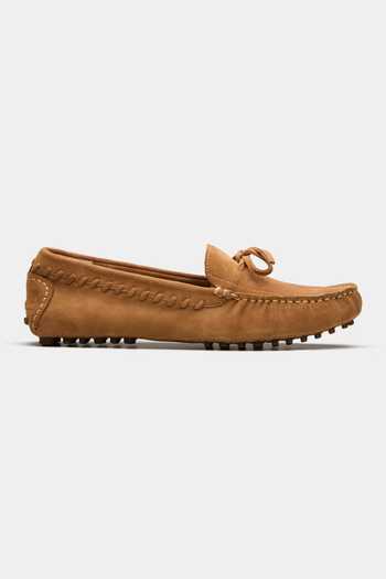 Oroh Brown Vela Front Bow Loafers Online at Aza Fashions Oroh_Brown Vela Front Bow Loafers _Online_at_Aza_Fashions
