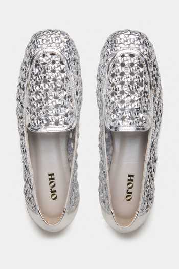 Oroh Seren Hand Woven Flat Ballerinas 
