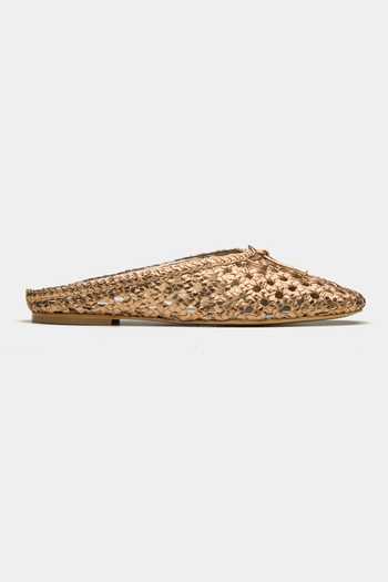 Buy Oroh Brown Elaria Hand Woven Ballerina Mules Online at Aza Fashions Buy_Oroh_Brown Elaria Hand Woven Ballerina Mules _Online_at_Aza_Fashions