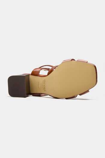 Buy_Oroh_Brown Calypso Strappy Block Heels _Online_at_Aza_Fashions
