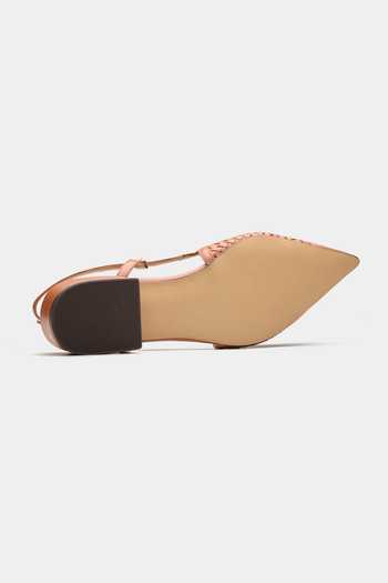 Oroh Brown Nova Plaited Pointed Toe Pump Heels Online at Aza Fashions Oroh_Brown Nova Plaited Pointed Toe Pump Heels _Online_at_Aza_Fashions