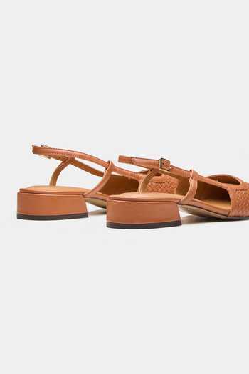 Buy Oroh Brown Nova Plaited Pointed Toe Pump Heels Online at Aza Fashions Buy_Oroh_Brown Nova Plaited Pointed Toe Pump Heels _Online_at_Aza_Fashions
