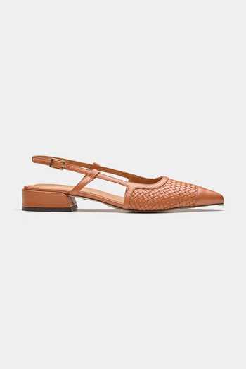 Oroh Brown Nova Plaited Pointed Toe Pump Heels at Aza Fashions Oroh_Brown Nova Plaited Pointed Toe Pump Heels _at_Aza_Fashions