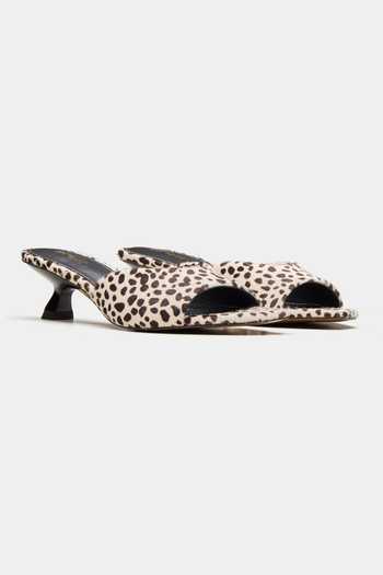 Shop Oroh White Lyra Hair-on Leather Kitten Heels at Aza Fashions Shop_Oroh_White Lyra Hair-on Leather Kitten Heels _at_Aza_Fashions