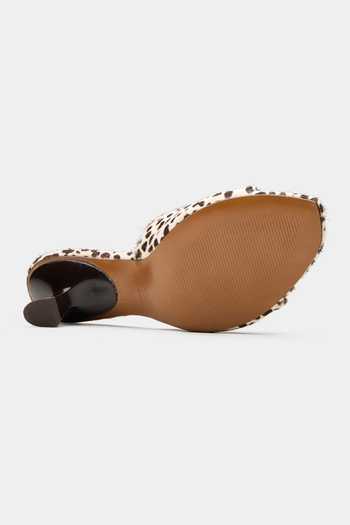Shop Oroh White Lyra Hair-on Leather Kitten Heels Online at Aza Fashions Shop_Oroh_White Lyra Hair-on Leather Kitten Heels _Online_at_Aza_Fashions