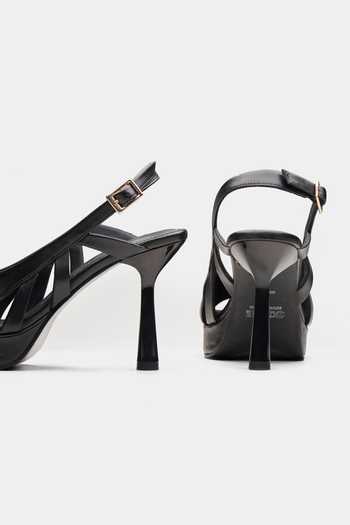 Shop_Oroh_Black Altair Sphere Ornament Stiletto Heels _Online_at_Aza_Fashions