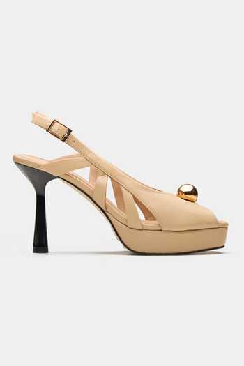 Oroh_Beige Altair Sphere Ornament Stiletto Heels _Online_at_Aza_Fashions