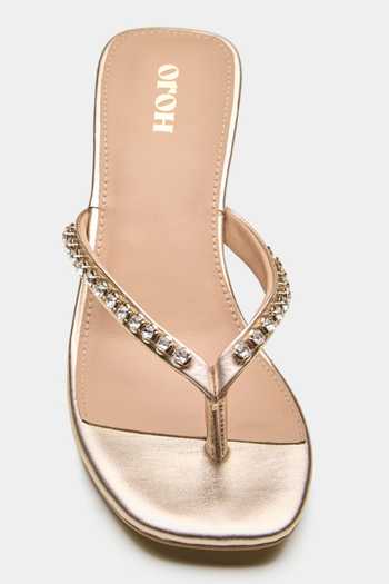 Oroh Triangular Crystal Embellished Heels 