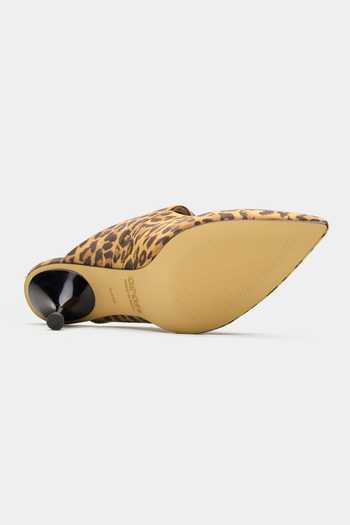 Buy_Oroh_Multi Color Messier Leopard Print Mid Heel Pump Mules _Online_at_Aza_Fashions