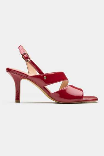 Oroh_Red Cygnus Multi Strap Heels _Online_at_Aza_Fashions