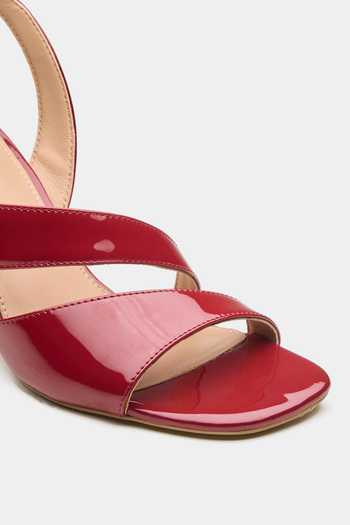 Oroh_Red Cygnus Multi Strap Heels _at_Aza_Fashions