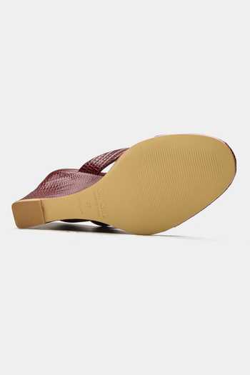 Oroh_Maroon Cassia V-strap Wedges _Online_at_Aza_Fashions
