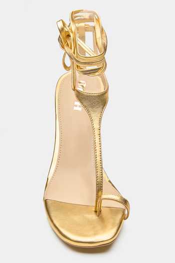 Buy_Oroh_Gold Europa Lace Up Pencil Heels 