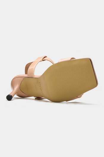 Buy Oroh Pink Aquila Square Toe Heels Online at Aza Fashions Buy_Oroh_Pink Aquila Square Toe Heels _Online_at_Aza_Fashions