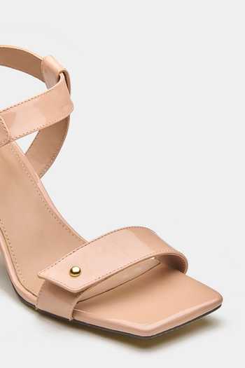 Oroh Pink Aquila Square Toe Heels at Aza Fashions Oroh_Pink Aquila Square Toe Heels _at_Aza_Fashions