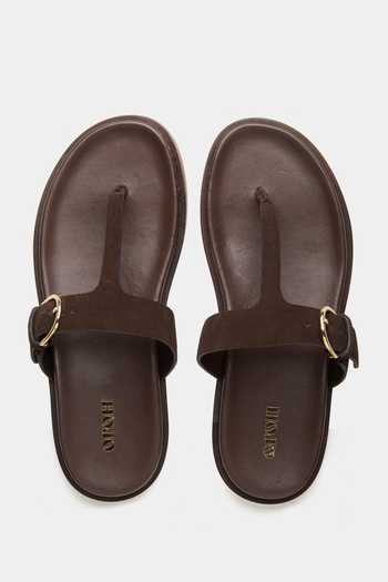 Oroh Metis T-Strap Genuine Leather Flats 