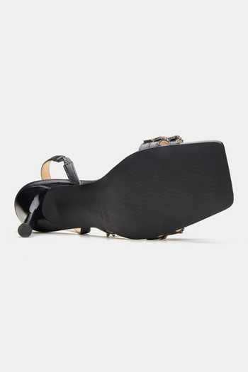 Buy_Oroh_Black Titania Rhinestone Embellished Heels _Online_at_Aza_Fashions