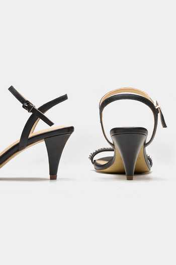 Shop_Oroh_Black Thebe Rhinestone Embellished Tapered Heels _Online_at_Aza_Fashions
