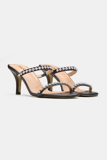 Oroh Saiph Sparkly Dual Strap Heels 