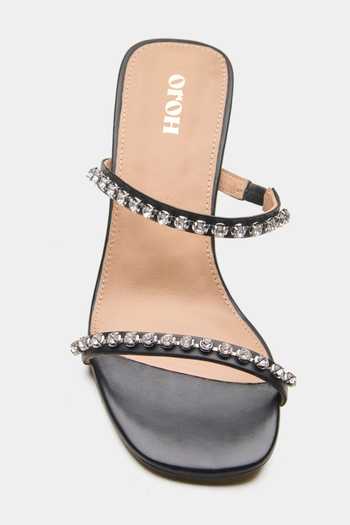 Oroh Saiph Sparkly Dual Strap Heels 