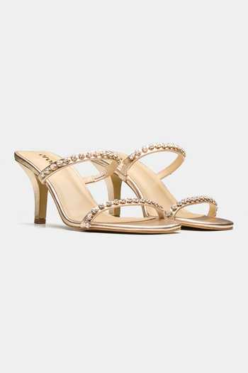 Oroh Saiph Sparkly Dual Strap Heels 