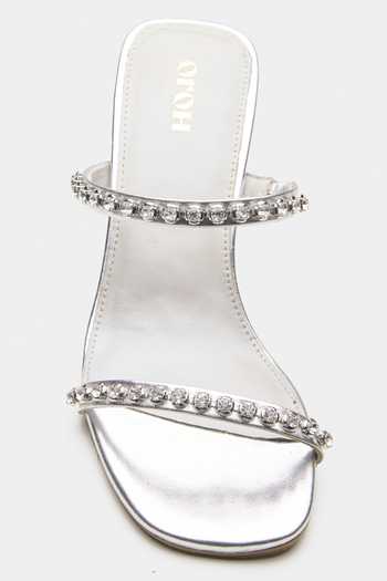Oroh Saiph Sparkly Dual Strap Heels 