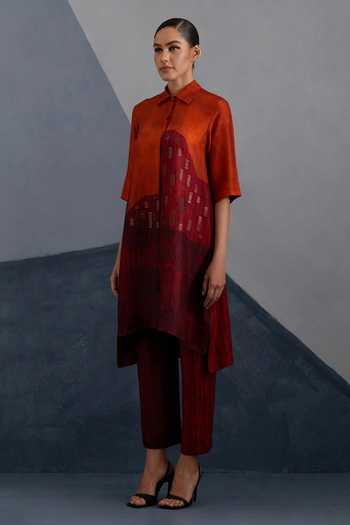 Clos Omen Print Kurta & Pant Set 