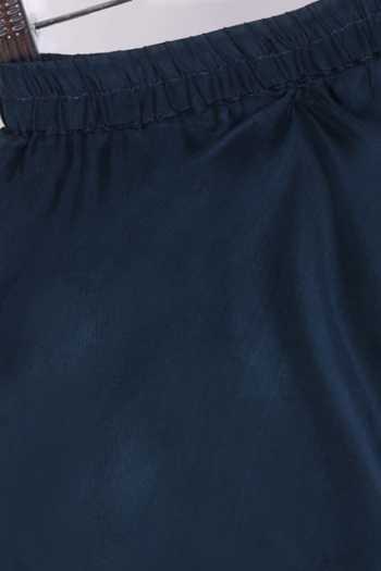 Shop_Little Brats_Blue Silk, Cotton Thread Work Blouse And Lehenga Set _Online_at_Aza_Fashions