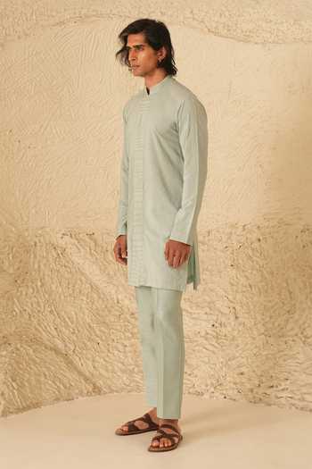 Shreyansh Designs Aurel Pearl Hand Embroidered Kurta Set 