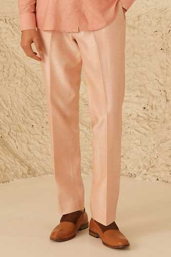 Shreyansh Designs Pink Silk, Cotton Pavel Ombre Shirt And Pant Set Online at Aza Fashions Shreyansh Designs_Pink Silk, Cotton Pavel Ombre Shirt And Pant Set _Online_at_Aza_Fashions