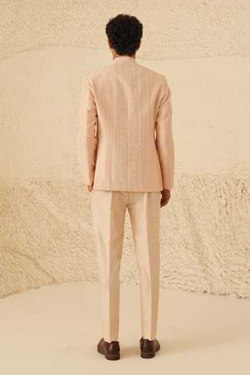 Shreyansh Designs Saverio Embroidered Bandhgala Set 
