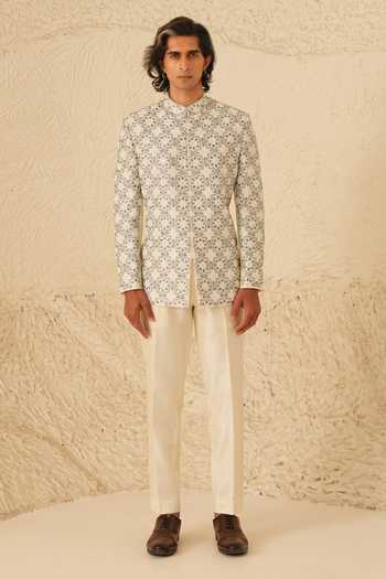 Shreyansh Designs Eryx Embroidered Bandhgala Set 