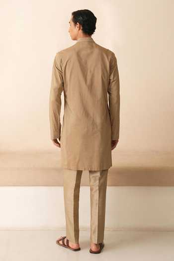 Shreyansh Designs Ivans Embroidered Cotton Silk Kurta Set 