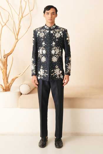 Shreyansh Designs Radmir Embroidered Bandhgala Set 