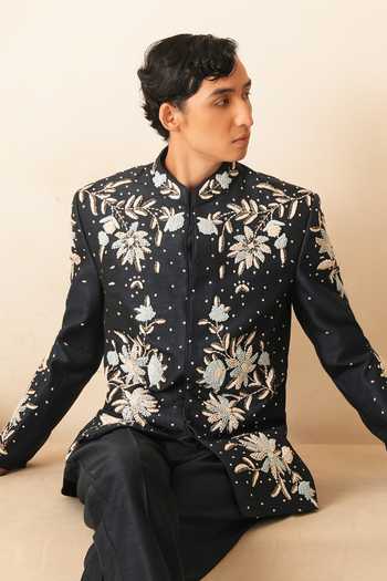 Shreyansh Designs Radmir Embroidered Bandhgala Set 